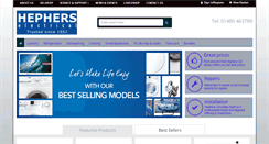 Desktop Screenshot of hepherselectrical.co.uk